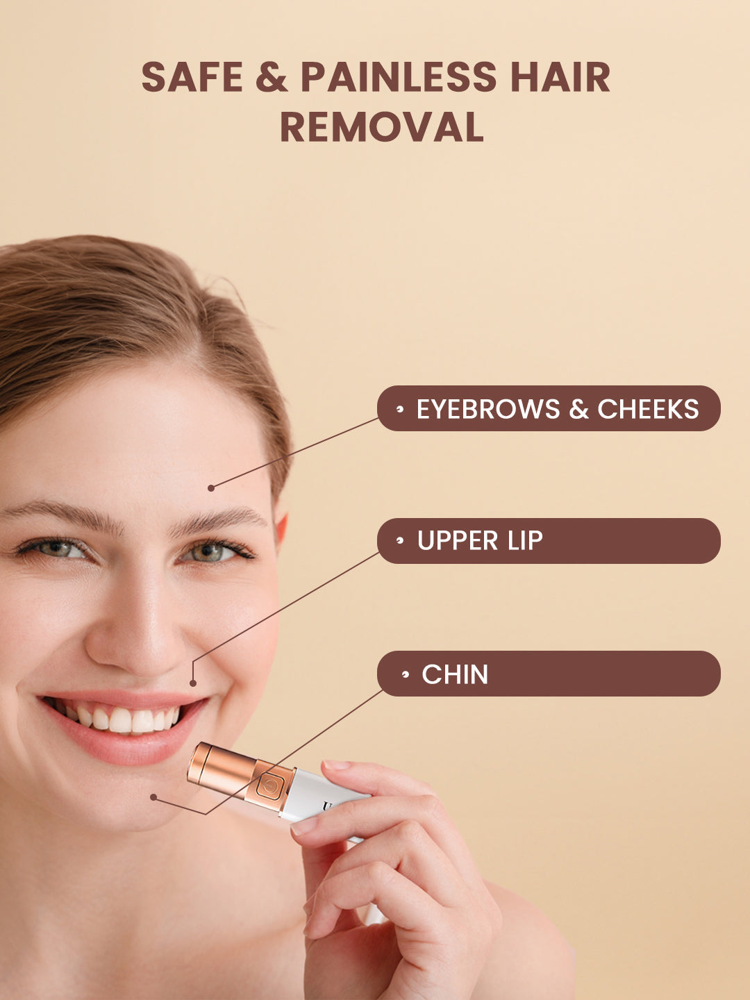Electric Facial Hair Remover For Women